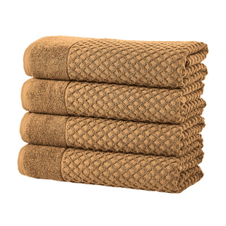 Ultra-Soft 100% Cotton Diamond Waffle Bath Towels