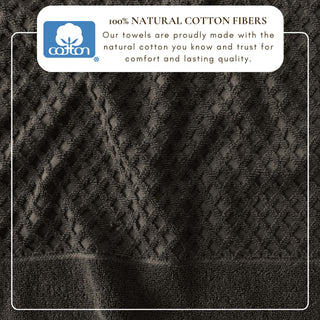 Ultra-Soft 100% Cotton Diamond Waffle Bath Towels