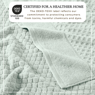 Ultra-Soft 100% Cotton Diamond Waffle Bath Towels