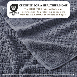 Ultra-Soft 100% Cotton Diamond Waffle Bath Towels