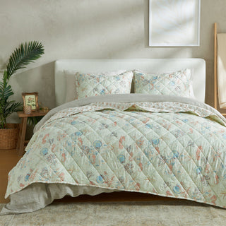 Coastal Print Quilt Set