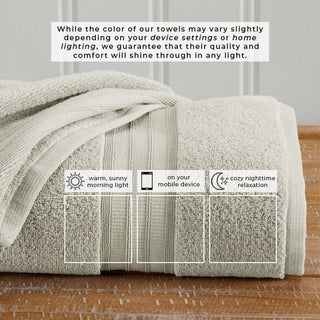 100% Cotton Plush Bath Towel Set