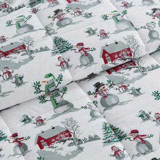 Christmas Down Alternative Comforter and Sham Set