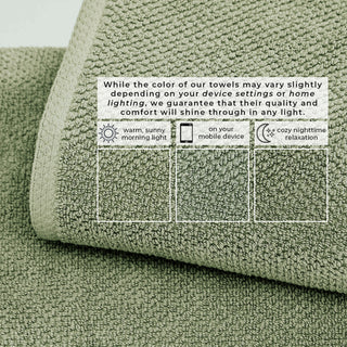 100% Cotton Absorbent & Quick-Dry Looped Bath Towels