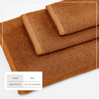 100% Cotton Absorbent & Quick-Dry Looped Bath Towels