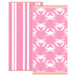 Pink/White Crabs / Stripe
