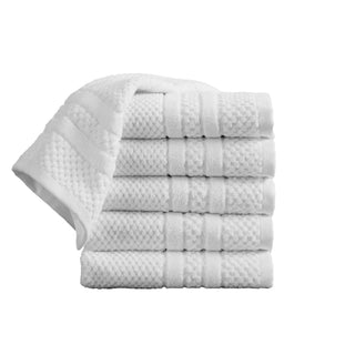 100% Cotton Checkered Bath Towel Set